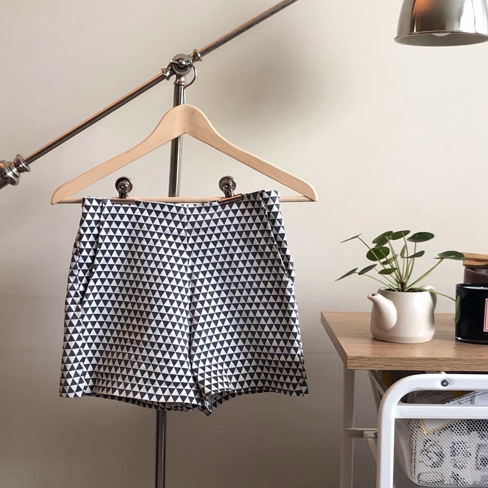 Oak+Fort (Noul) geometric pattern shorts
